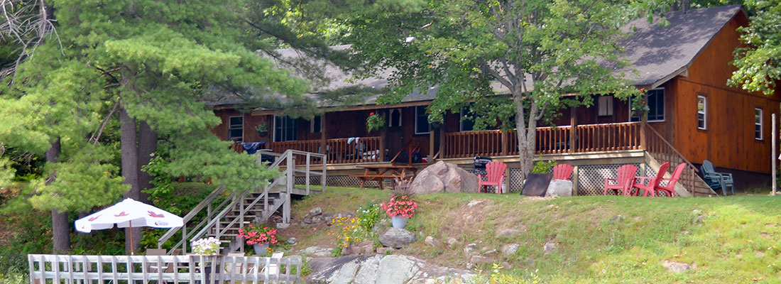 Twin Veranda Cottage at Blue Mountain Lodge in the Kawarthas