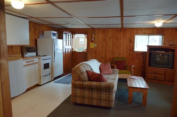 large living room / kitchen area