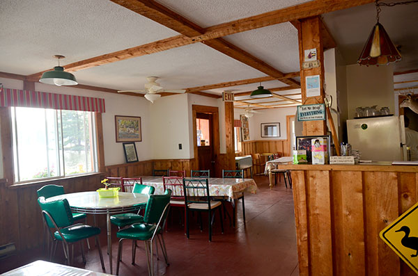 inside restaurant